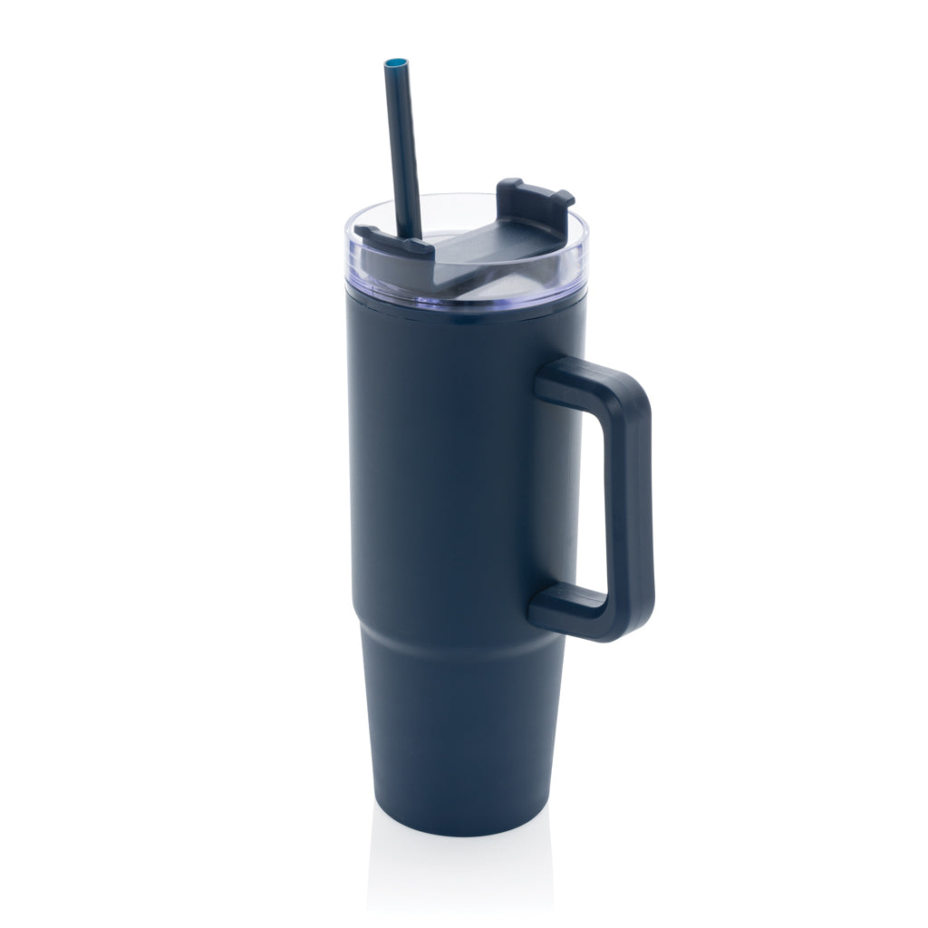 Tana RCS plastic tumbler with handle 750ml - Navy