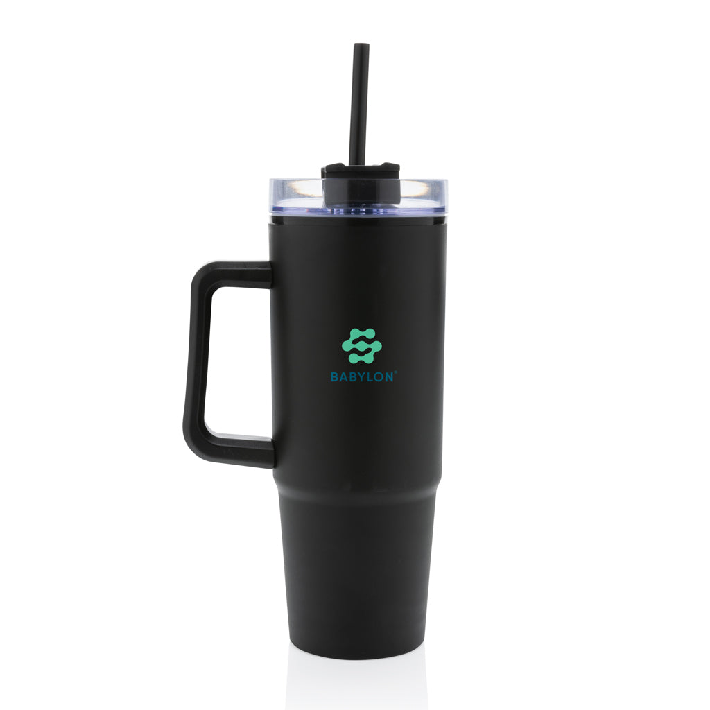 Tana RCS plastic tumbler with handle 750ml - Black