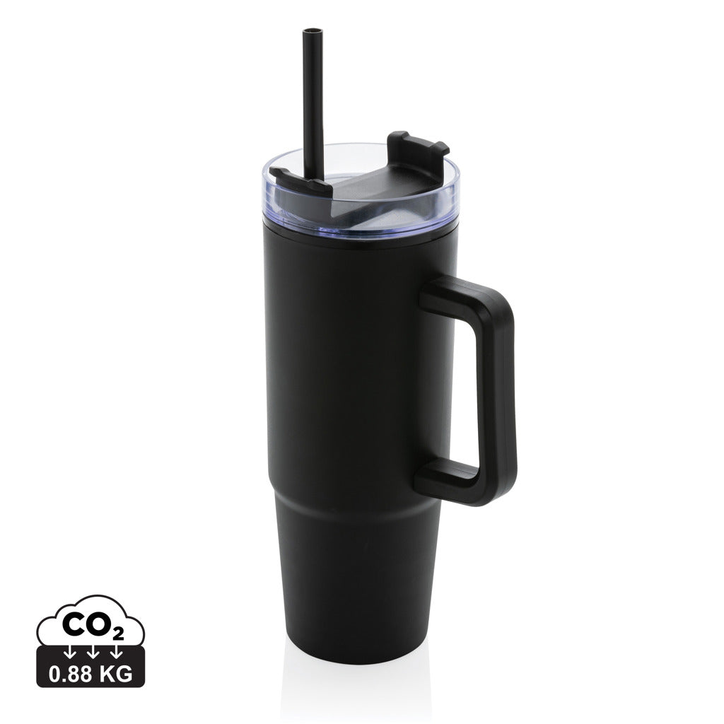 Tana RCS plastic tumbler with handle 750ml - Black