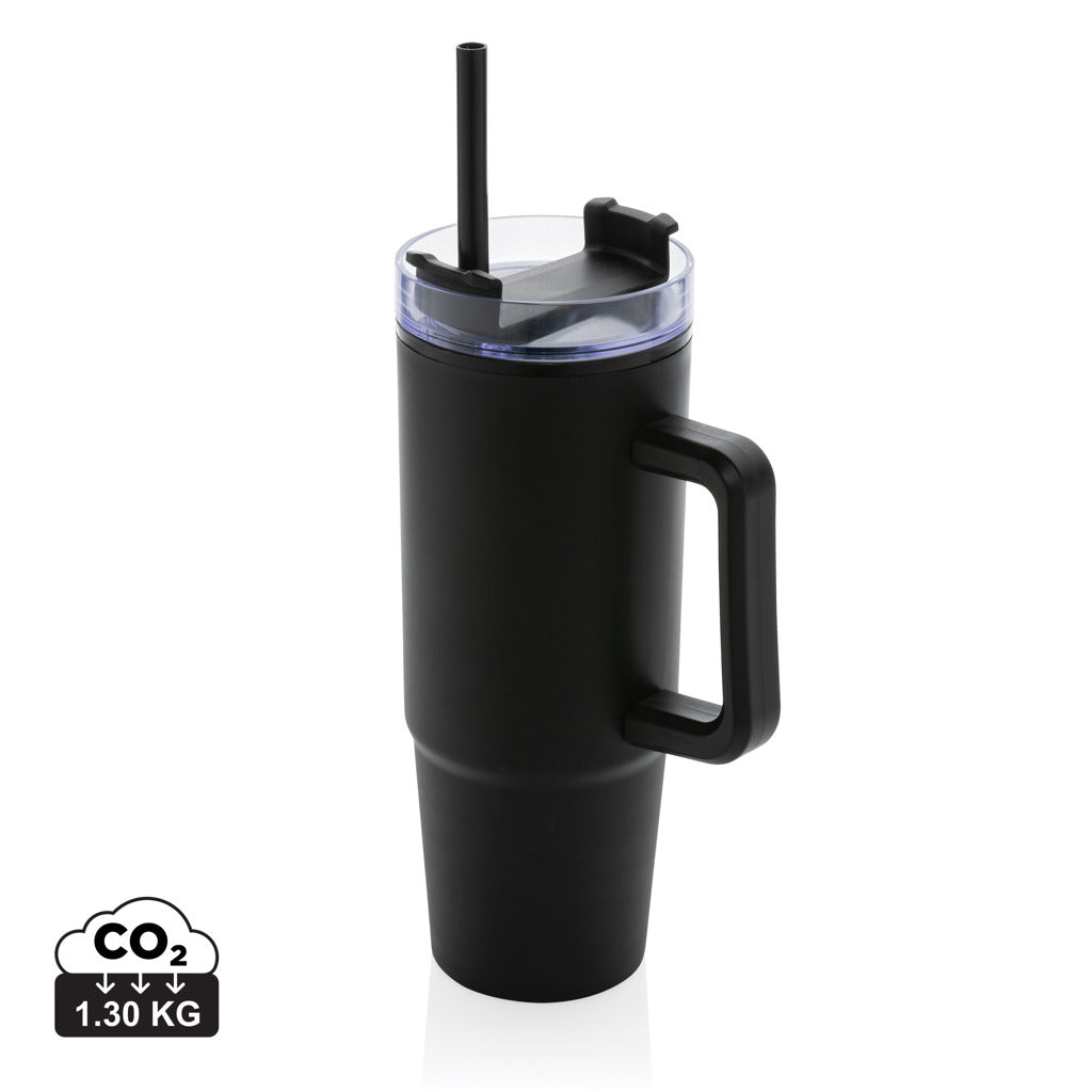 Tana RCS plastic tumbler with handle 750ml - Black