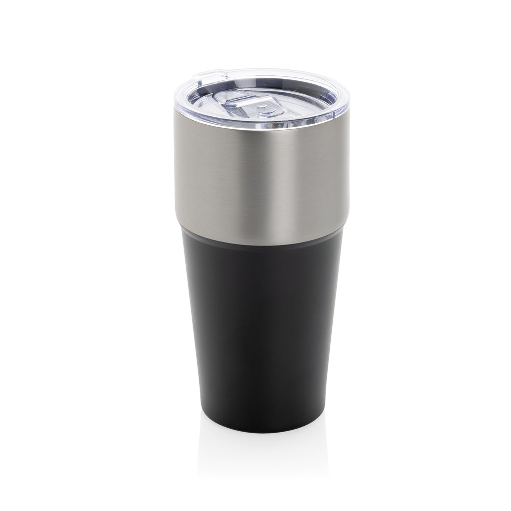 Fluid RCS certified recycled steel tumbler 500ml - Black