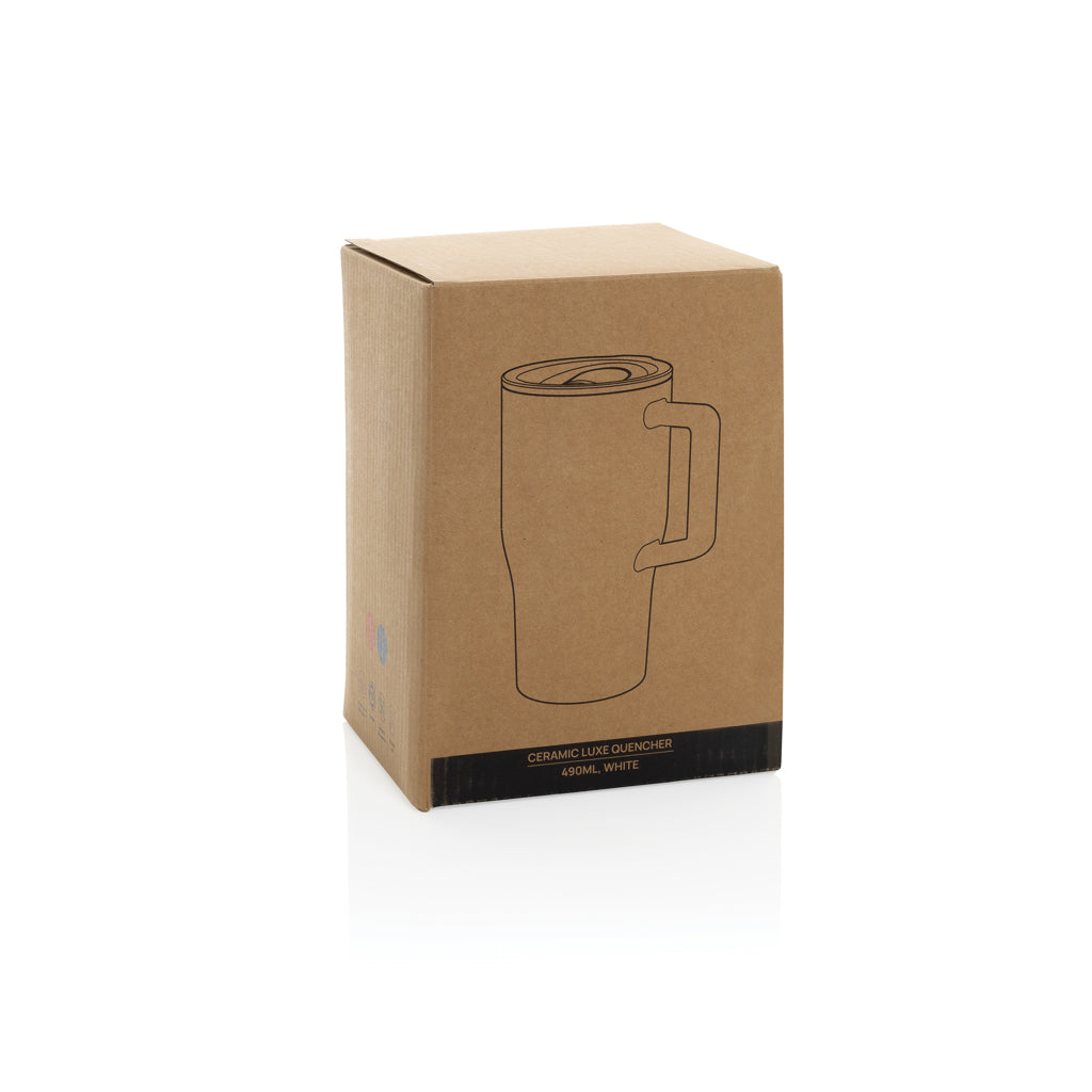 Ceramic Luxe Quencher 490ml - White