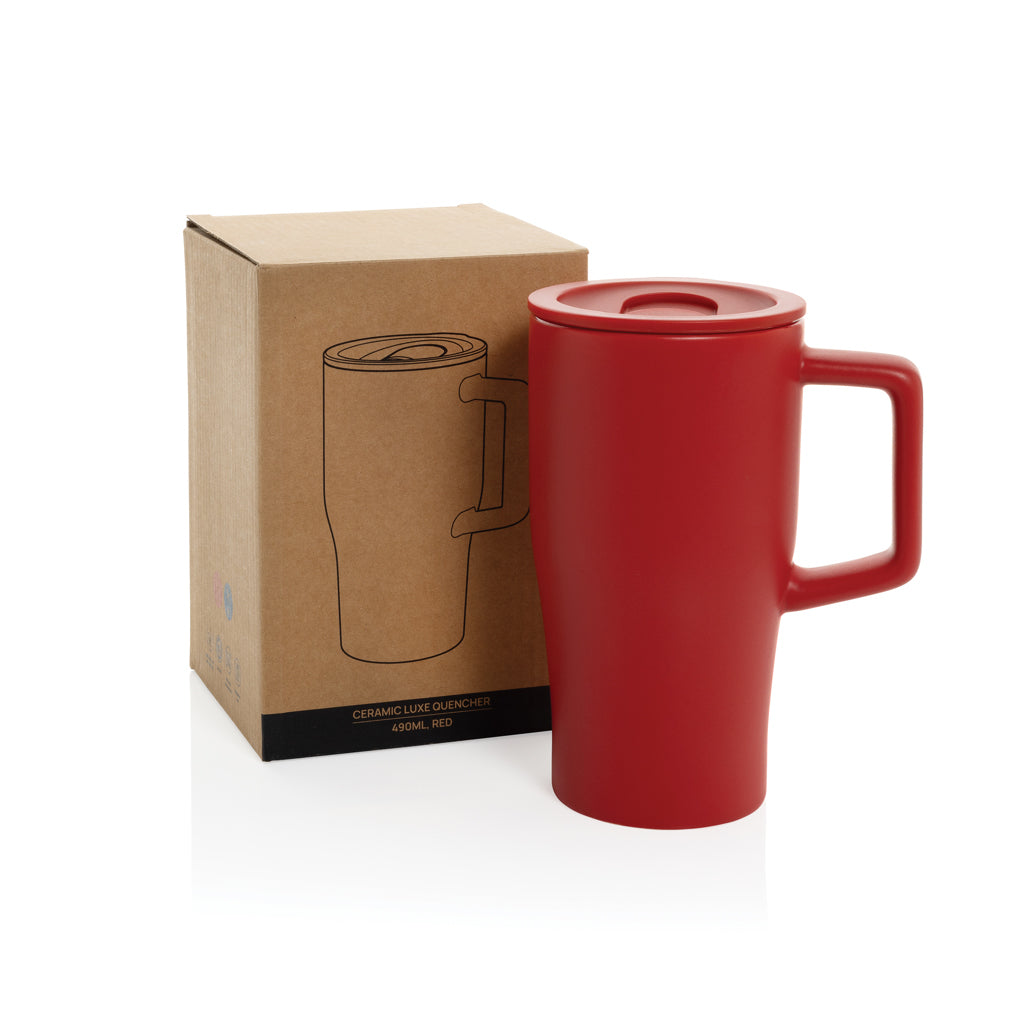 Ceramic Luxe Quencher 490ml - Red