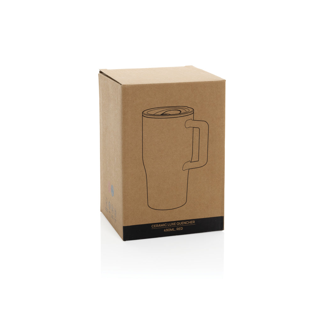 Ceramic Luxe Quencher 490ml - Red