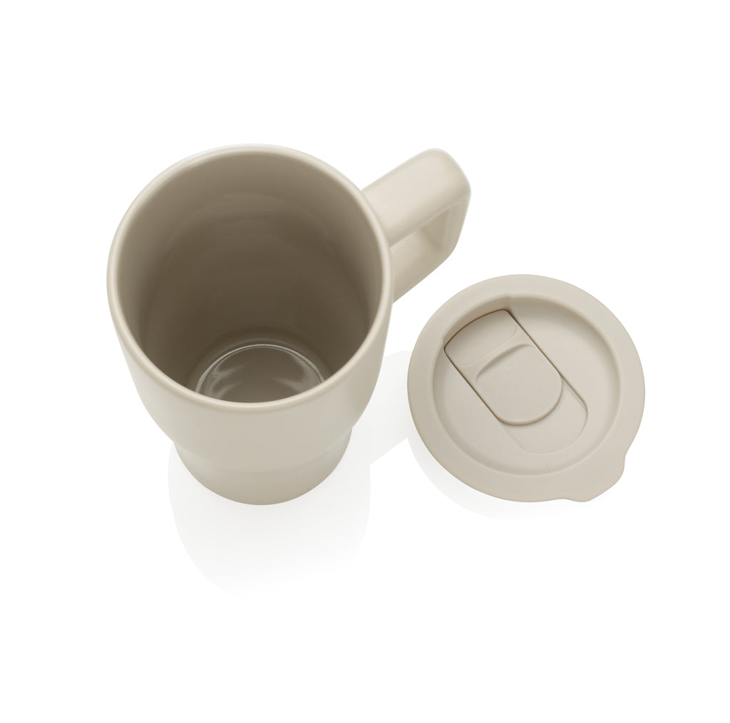 Ceramic Luxe Quencher 490ml - Warm Brown