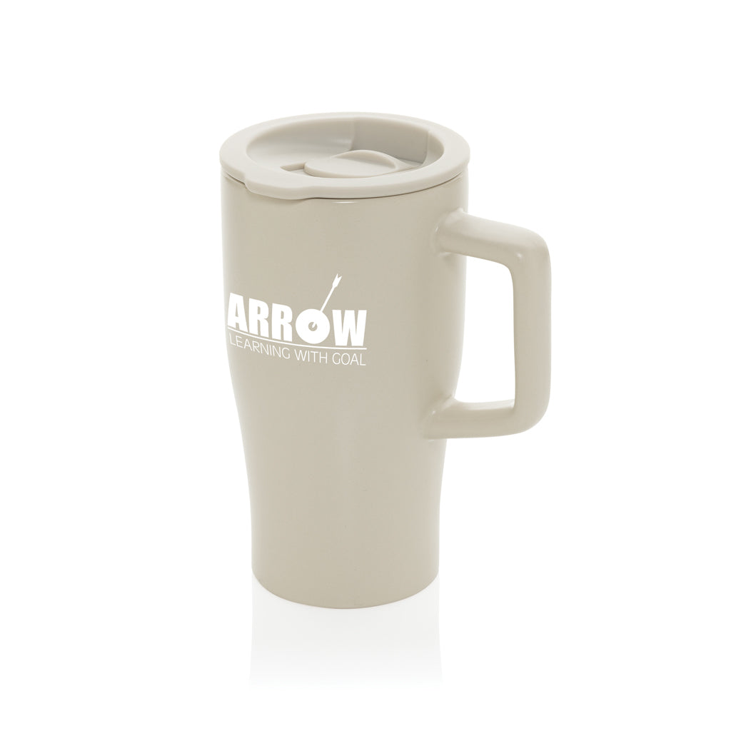 Ceramic Luxe Quencher 490ml - Warm Brown