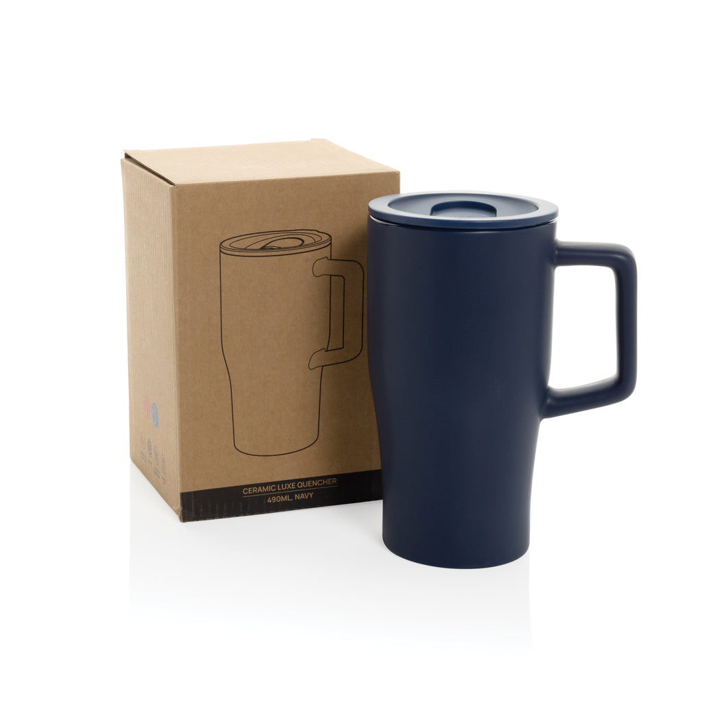 Ceramic Luxe Quencher 490ml - Navy