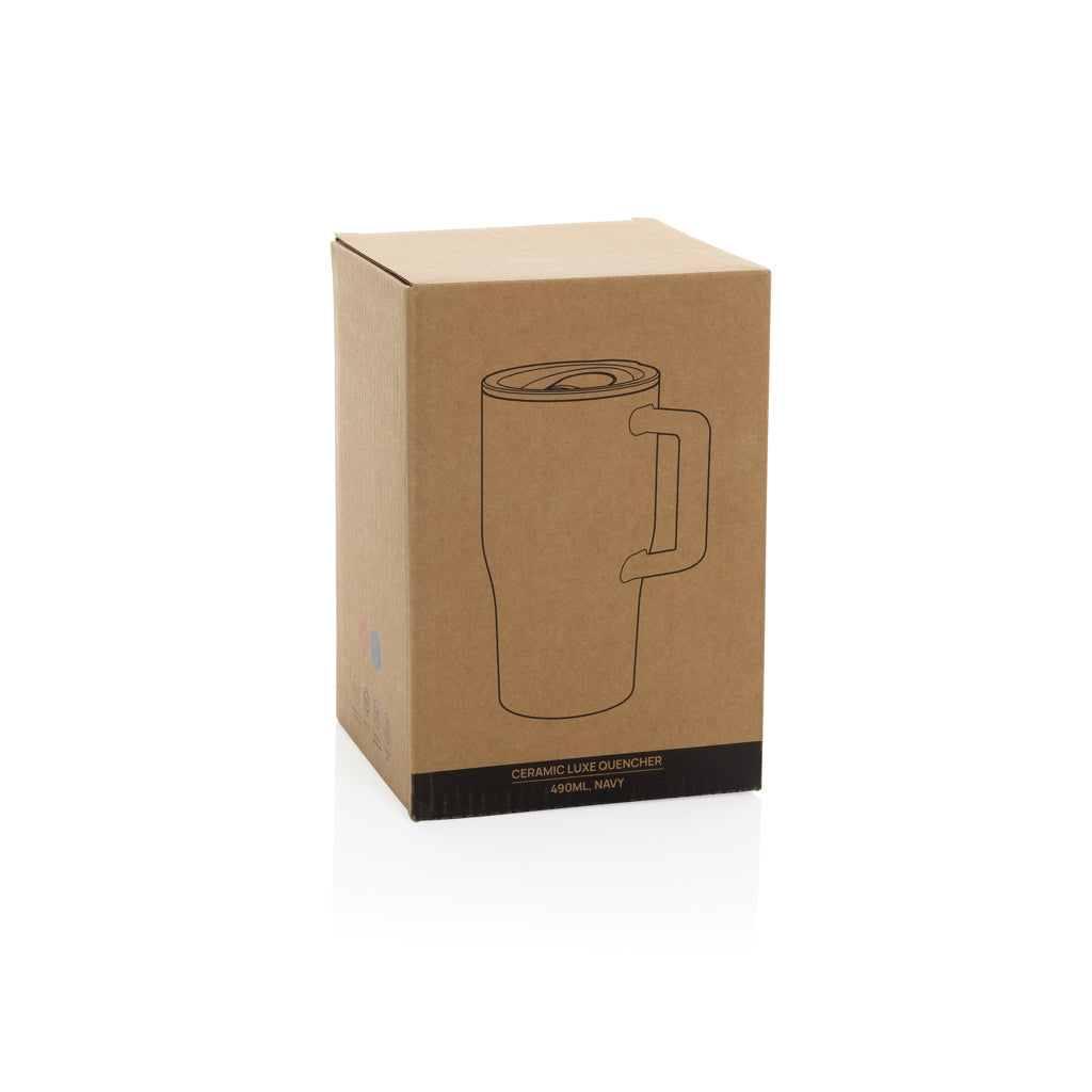 Ceramic Luxe Quencher 490ml - Navy