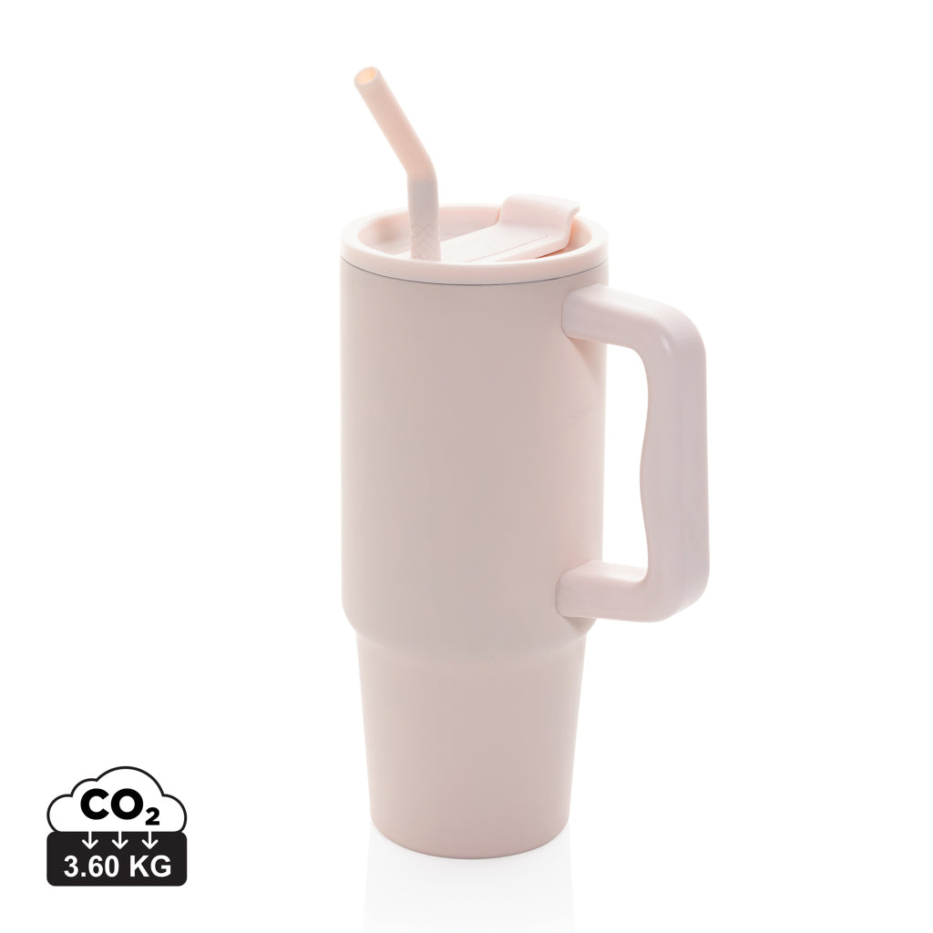 Embrace deluxe RCS recycled stainless steel tumbler 900ml - Pink