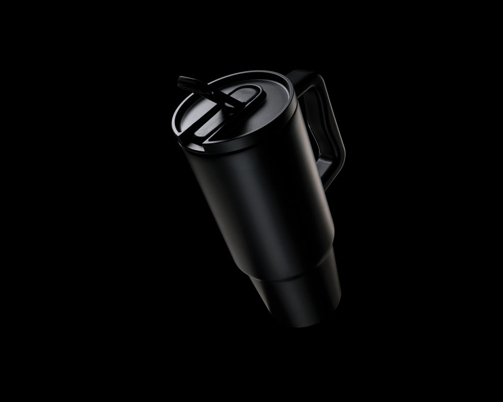 Embrace Leakproof RCS recycled stainless steel tumbler 900ml - Black