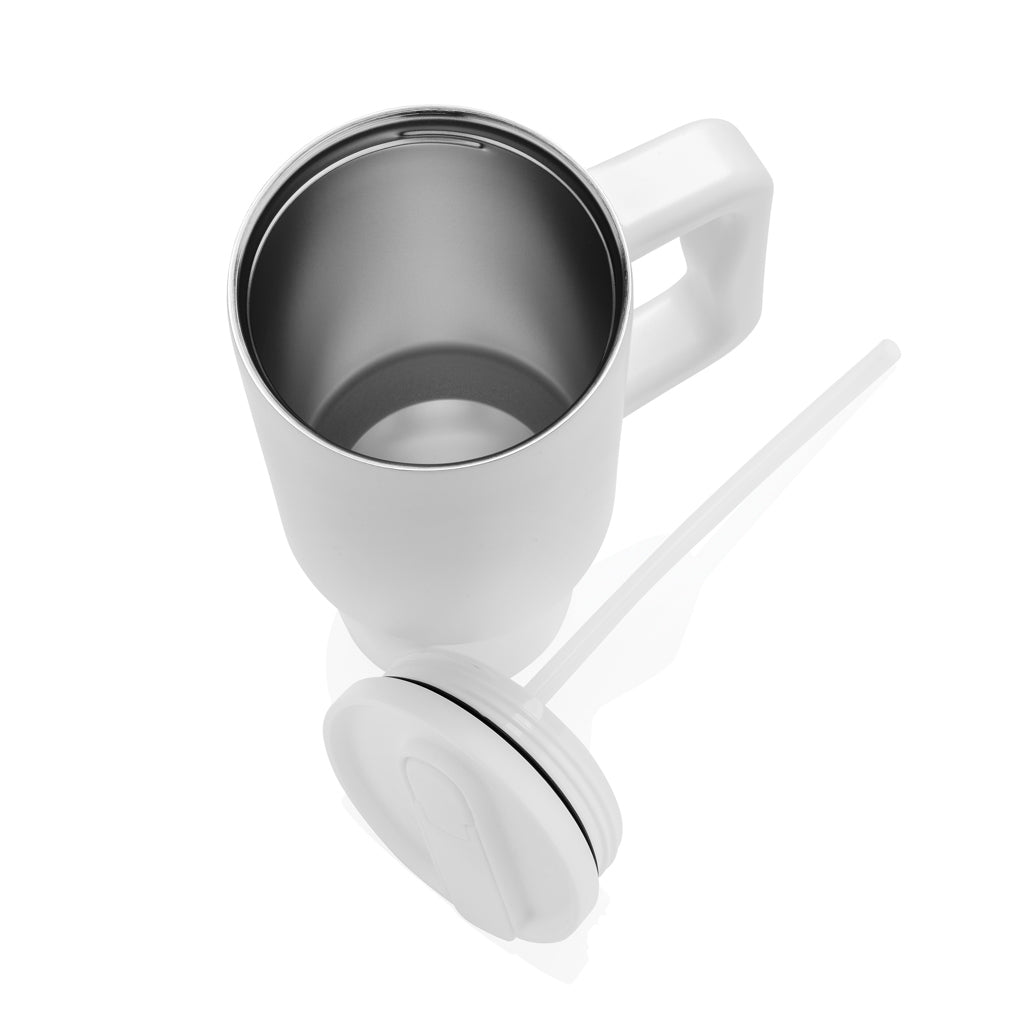 Embrace Leakproof RCS recycled stainless steel tumbler 900ml - White