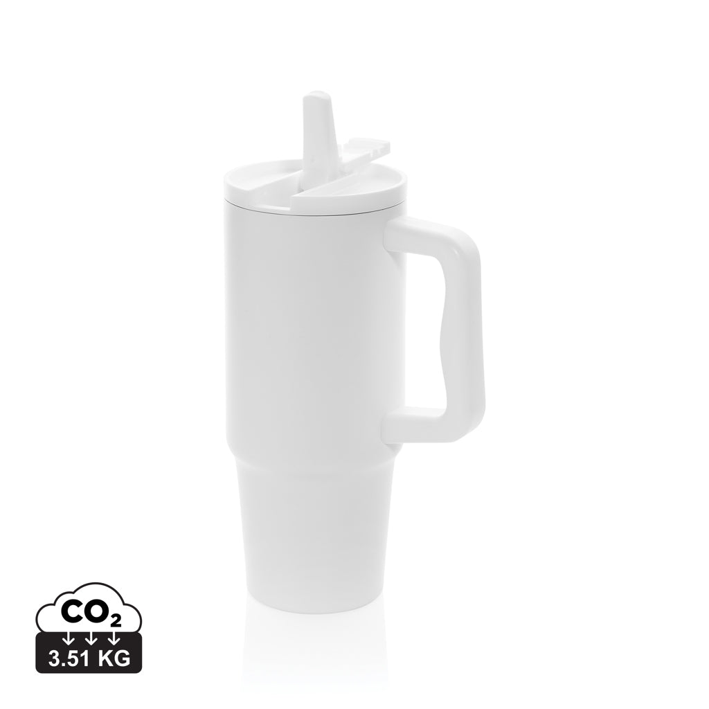 Embrace Leakproof RCS recycled stainless steel tumbler 900ml - White
