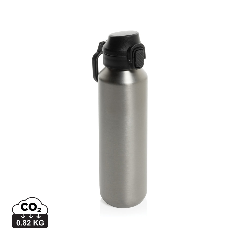 Via RCS Re-steel lockable sport bottle 600ML - Silver