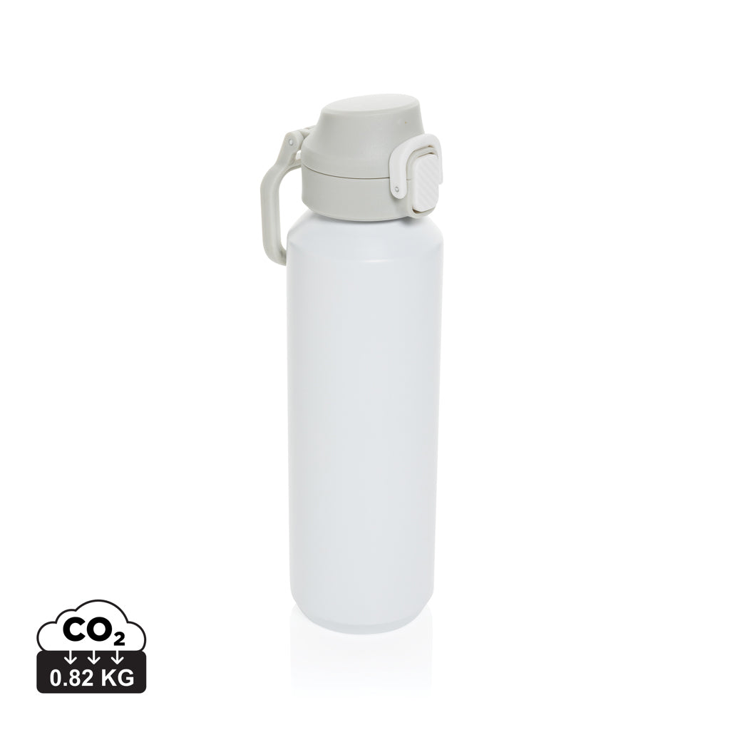 Via RCS Re-steel lockable sport bottle 600ML - White