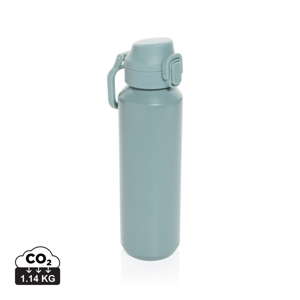 Via RCS Re-steel lockable sport bottle 600ML - Green