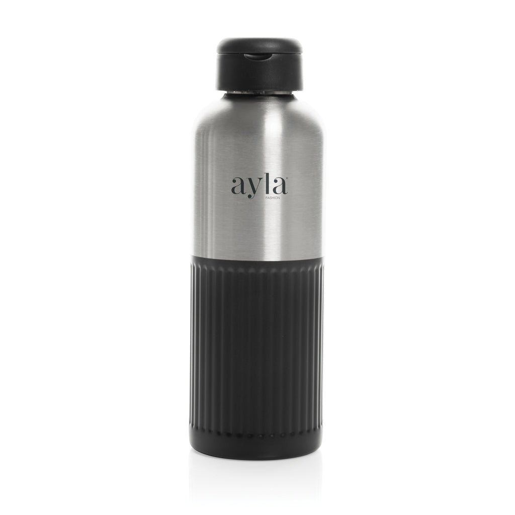 Ripple RCS R-steel leakproof water bottle with handle 750ML - Black