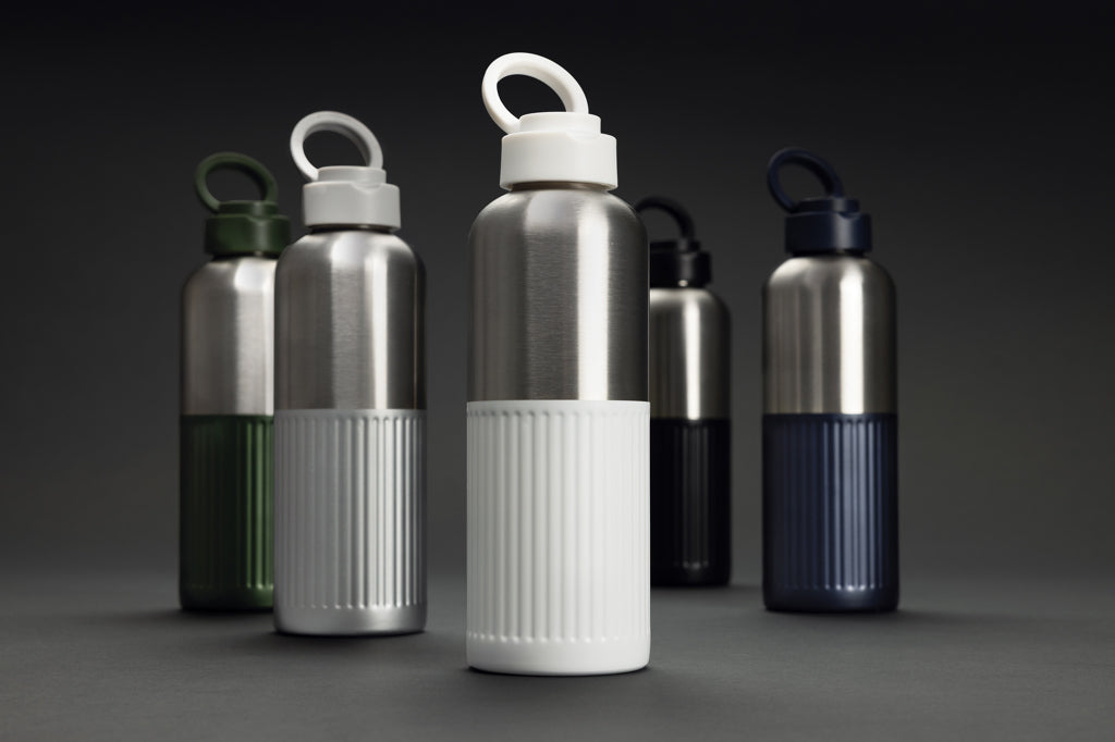 Ripple RCS R-steel leakproof water bottle with handle 750ML - Black