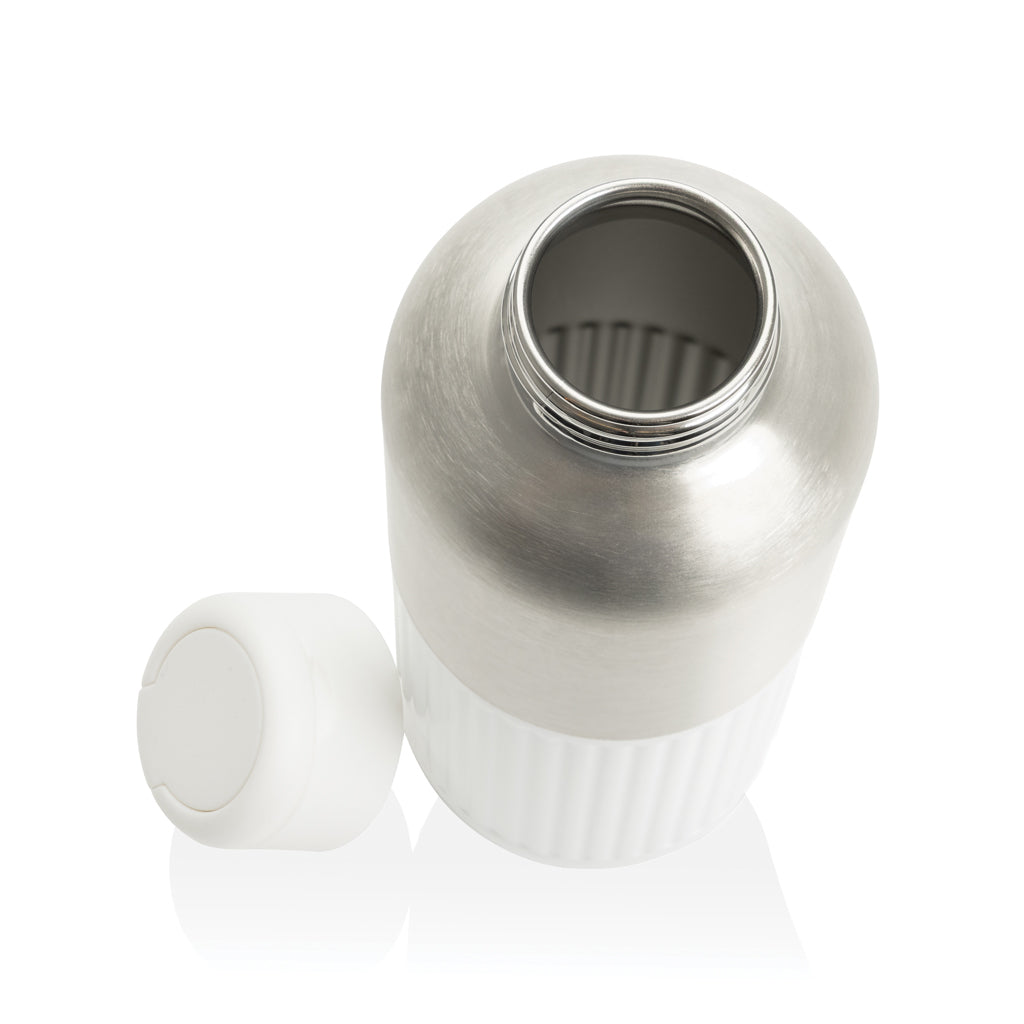 Ripple RCS R-steel leakproof water bottle with handle 750ML - White