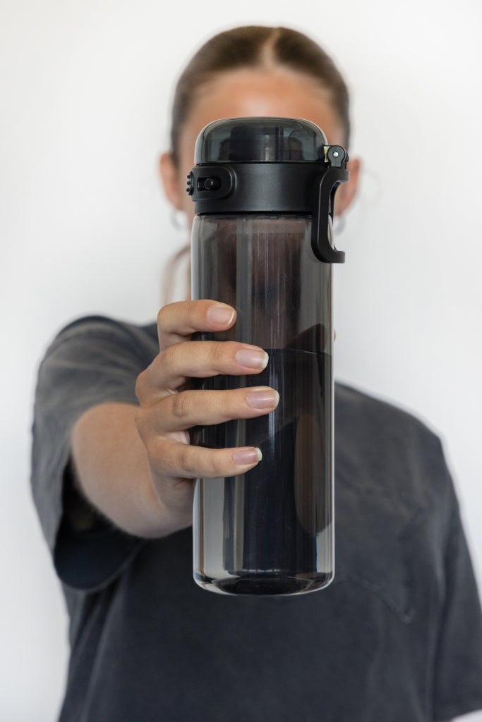 SipnLock RCS RPET Leakproof sports water bottle 800ML - Black
