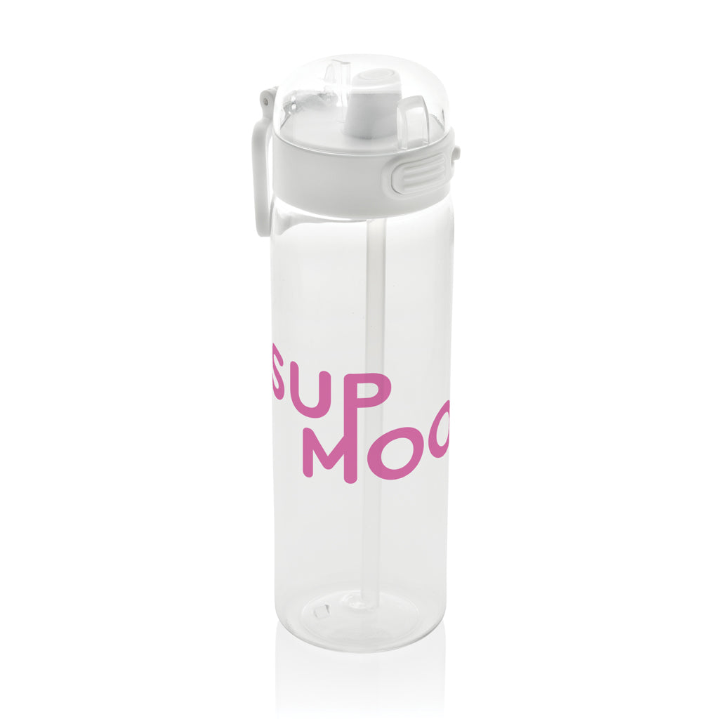 SipnLock RCS RPET Leakproof sports water bottle 800ML - White