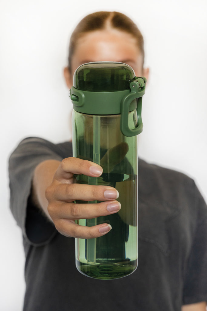 SipnLock RCS RPET Leakproof sports water bottle 800ML - Green