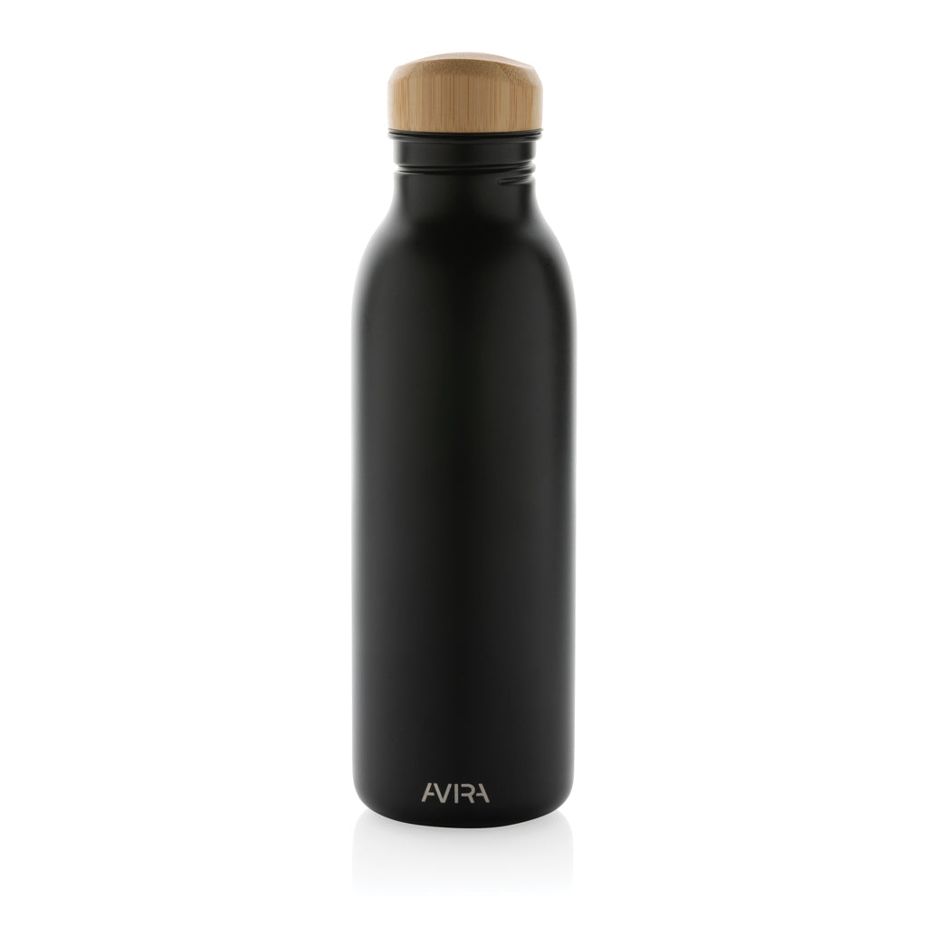 Avira Alcor RCS Re-steel single wall water bottle 600 ML - Black