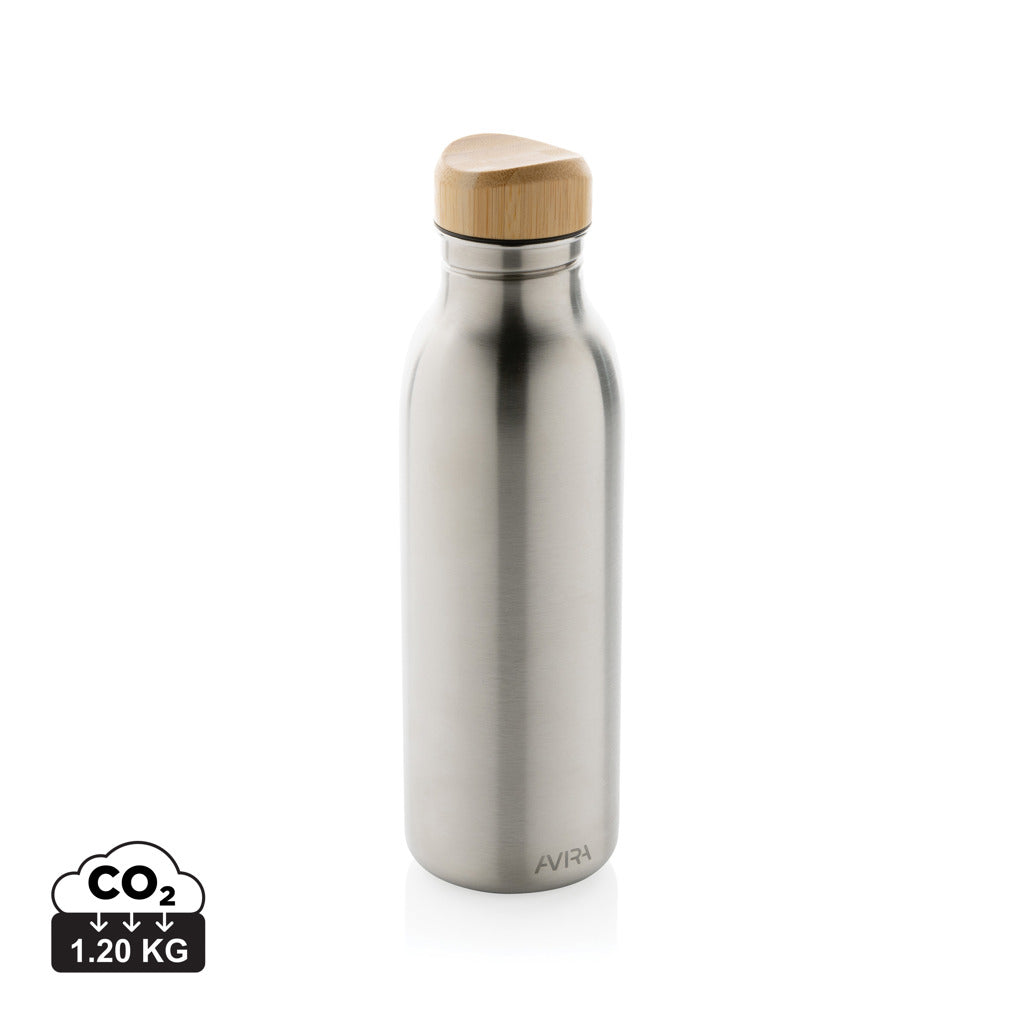Avira Alcor RCS Re-steel single wall water bottle 600 ML - Silver