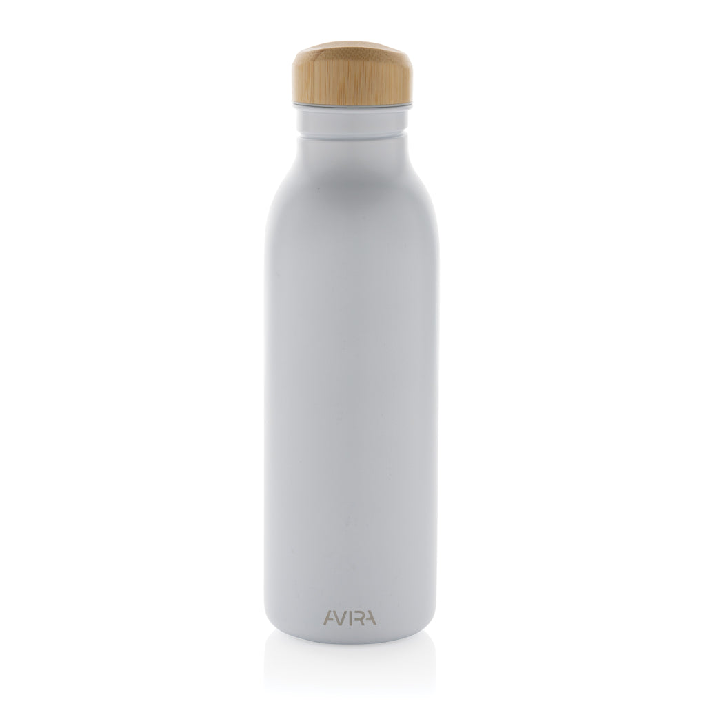 Avira Alcor RCS Re-steel single wall water bottle 600 ML - White