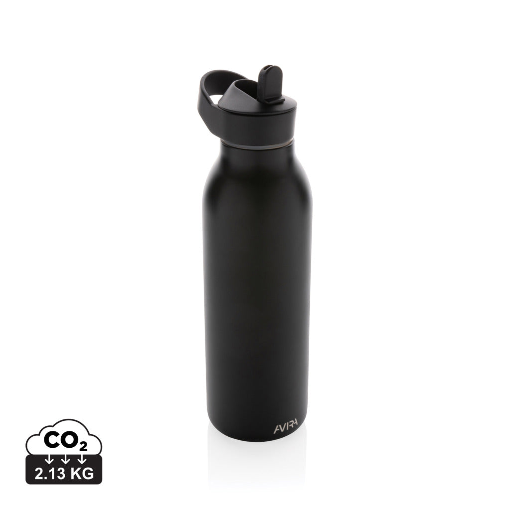 Avira Ara RCS Re-steel fliptop water bottle 500ml - Black