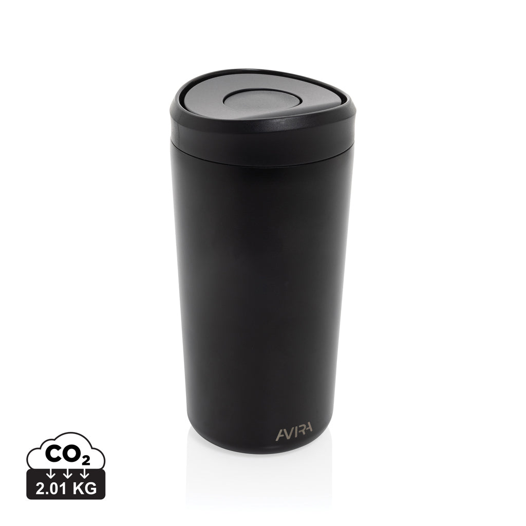 Avira Alix RCS re-steel click tumbler 400ML - Black