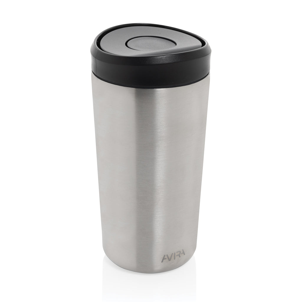 Avira Alix RCS re-steel click tumbler 400ML - Silver