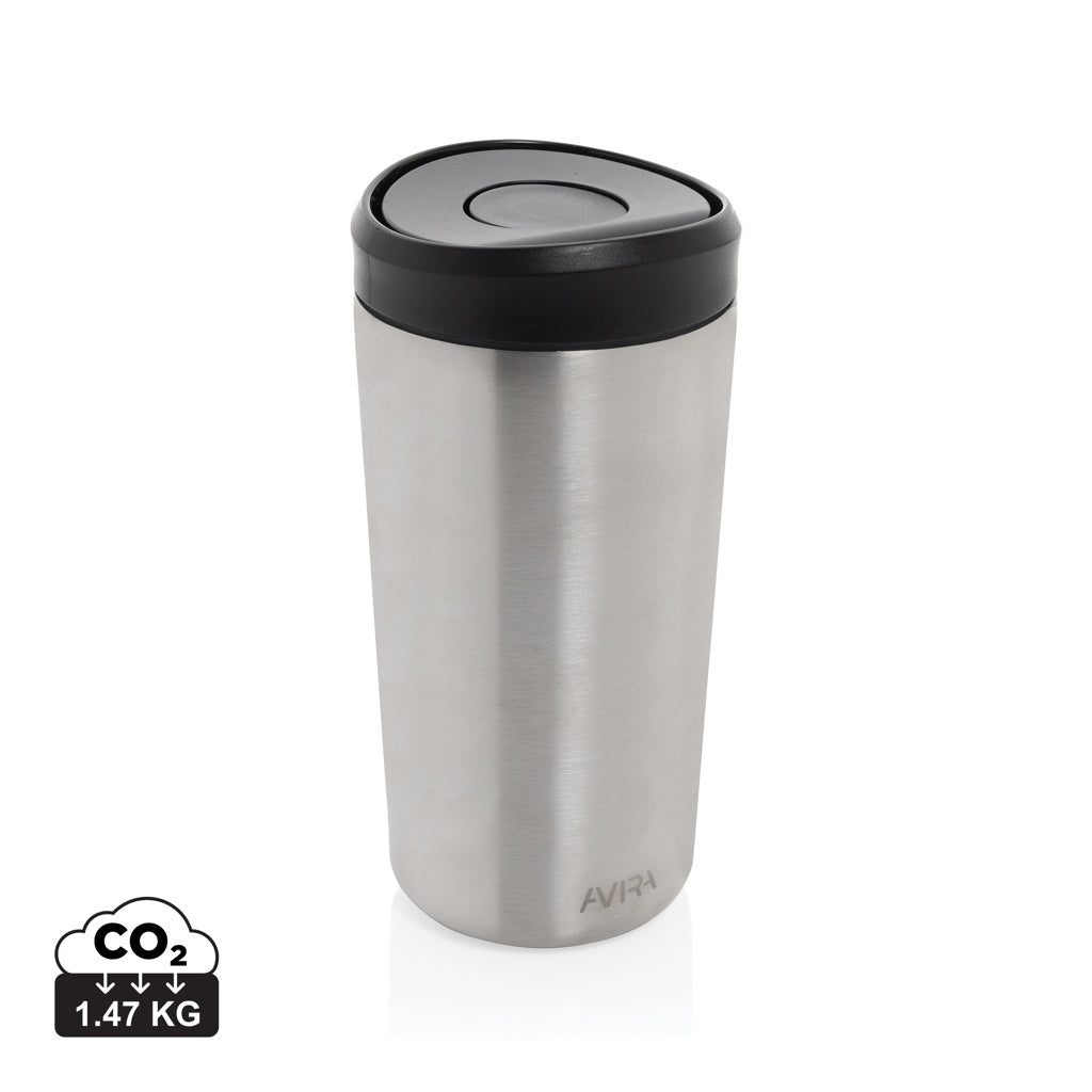 Avira Alix RCS re-steel click tumbler 400ML - Silver