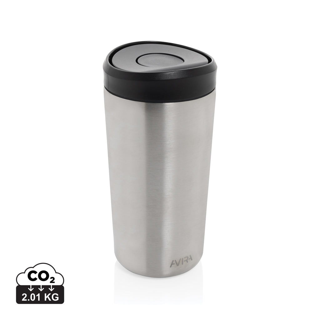 Avira Alix RCS re-steel click tumbler 400ML - Silver