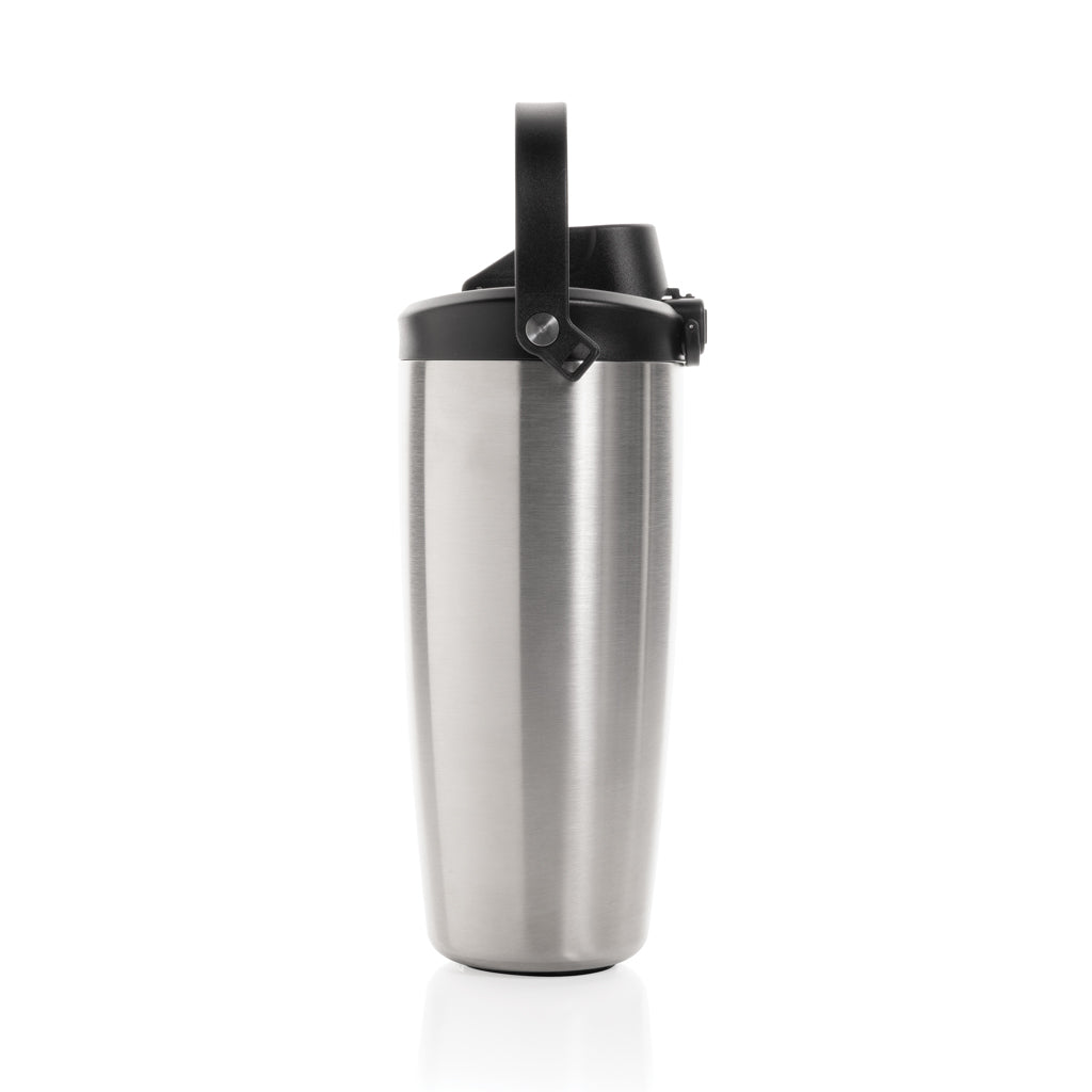 Avira Ayala RCS re-steel duosip lockable crossbody tumbler - Silver