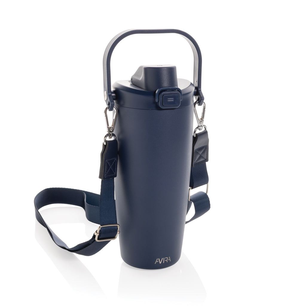 Avira Ayala RCS re-steel duosip lockable crossbody tumbler - Navy