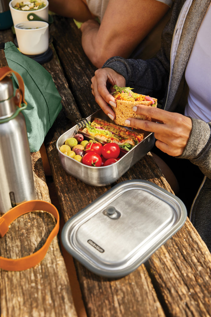 Black+Blum Stainless Steel Lunch Box Large - Orange