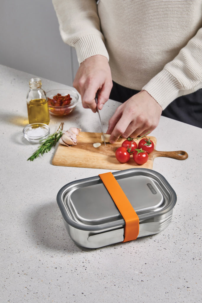 Black+Blum Stainless Steel Lunch Box Large - Orange