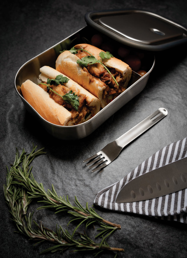 Black+Blum Stainless Steel Lunch Box Large - Orange