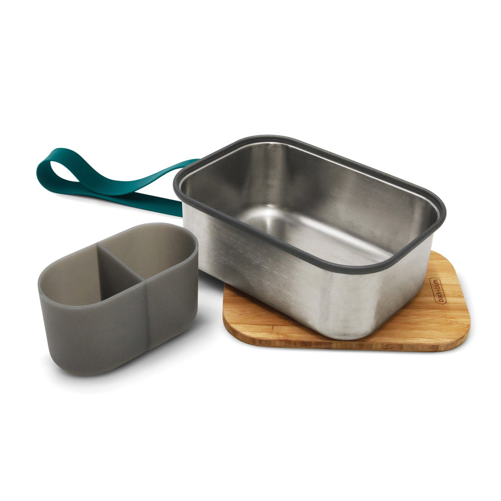 Black+Blum Stainless Steel Sandwich Box Large - Turquoise