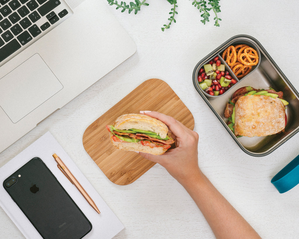 Black+Blum Stainless Steel Sandwich Box Large - Turquoise