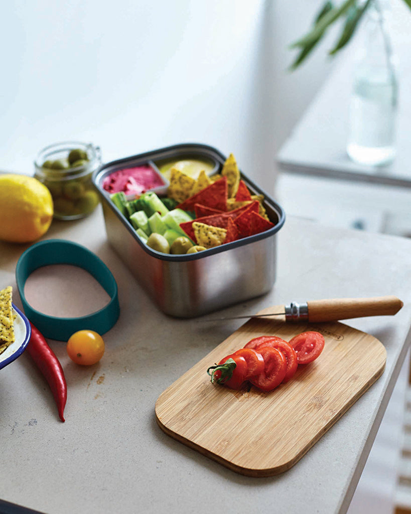 Black+Blum Stainless Steel Sandwich Box Large - Turquoise