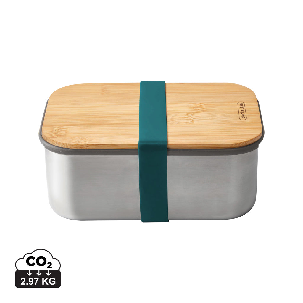 Black+Blum Stainless Steel Sandwich Box Large - Turquoise