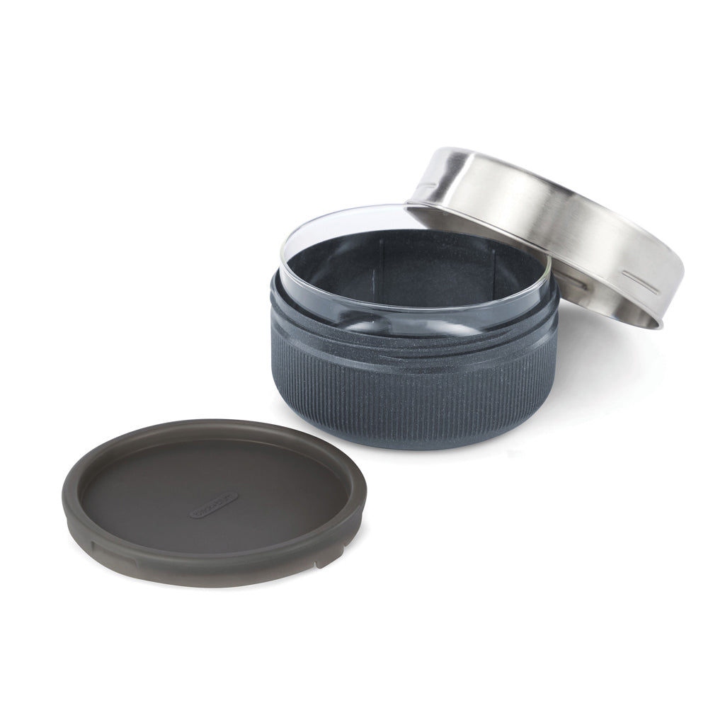 Black+Blum Glass Lunch Bowl 750ml - Silver