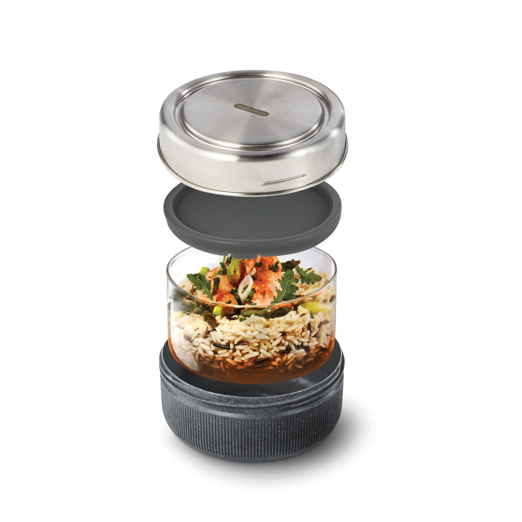 Black+Blum Glass Lunch Bowl 750ml - Silver