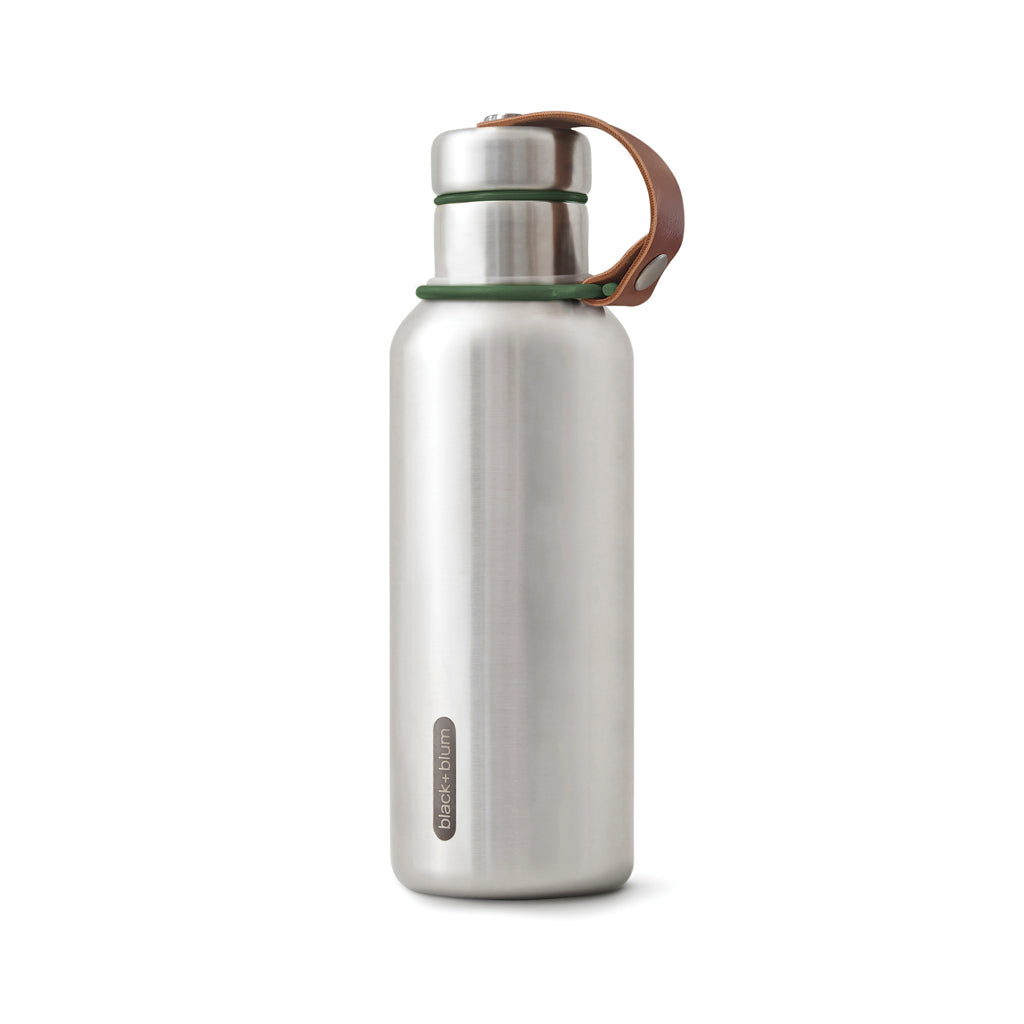 Black+Blum Insulated Water Bottle Small 500ml - Olive Green