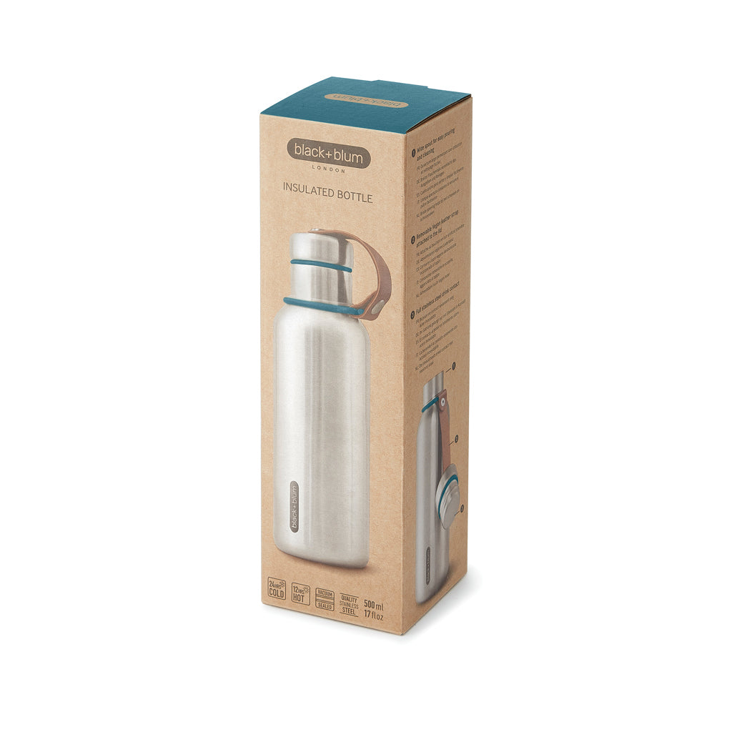 Black+Blum Insulated Water Bottle Small 500ml - Turquoise