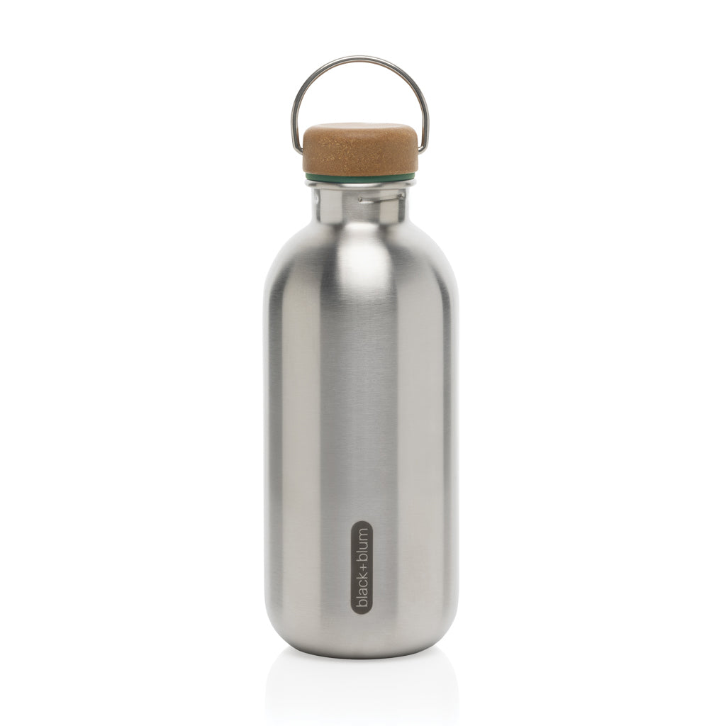 Black+Blum Steel Water Bottle 600ml - Olive Green
