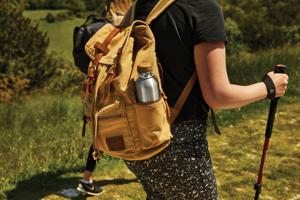 Black+Blum Steel Water Bottle 600ml - Olive Green