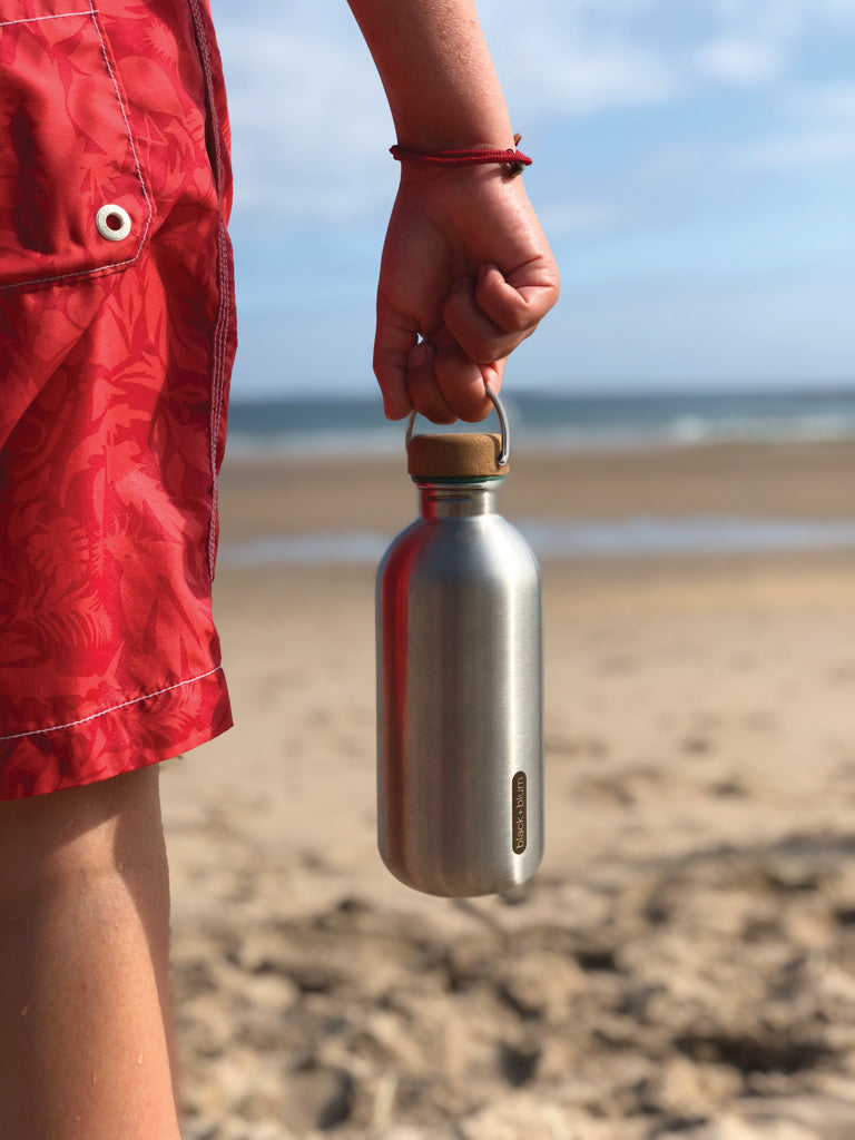 Black+Blum Steel Water Bottle 600ml - Olive Green