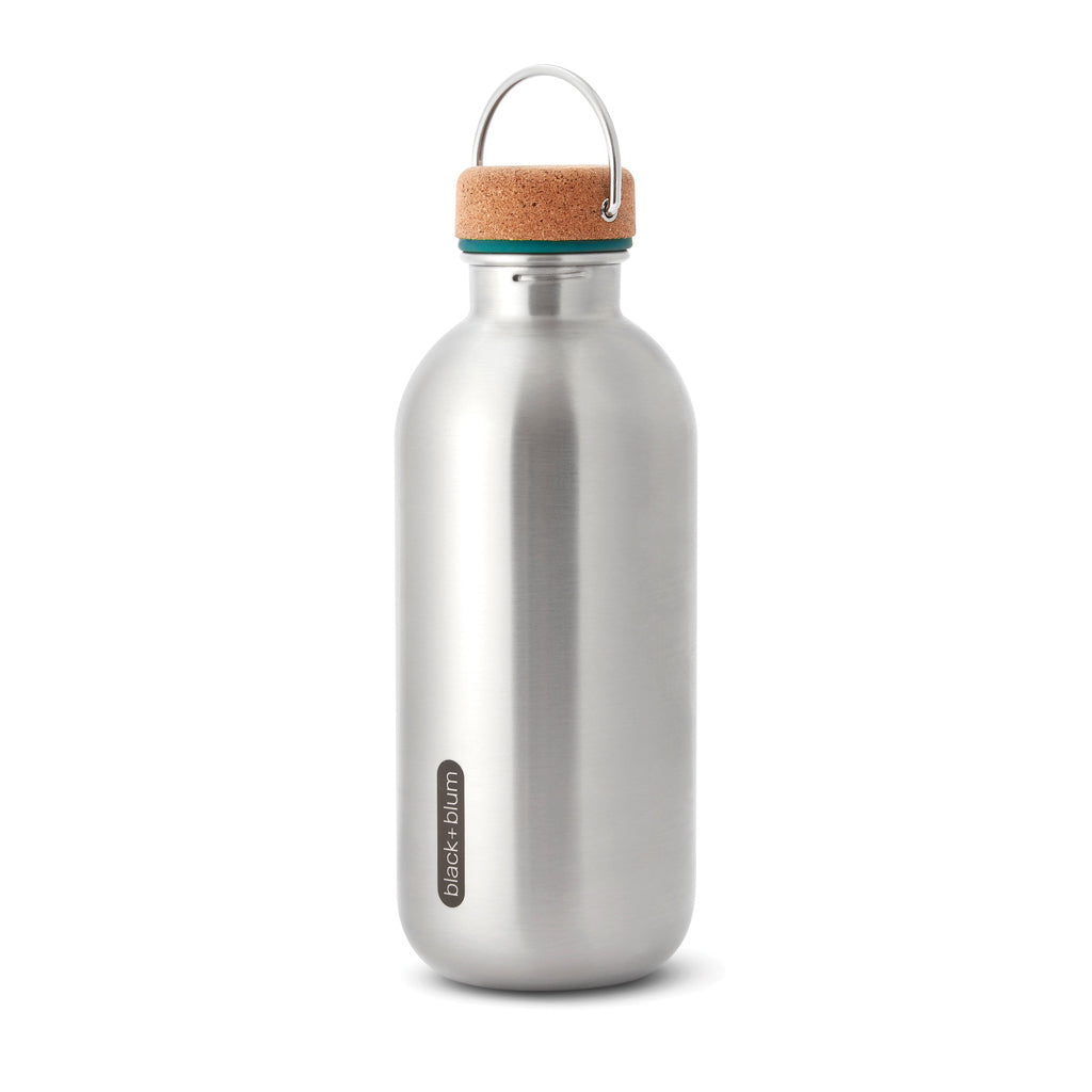Black+Blum Steel Water Bottle 600ml - Turquoise